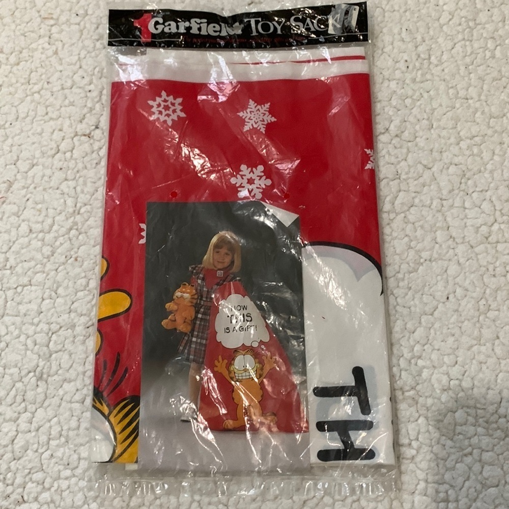 Vintage Garfield 1 Jumbo Christmas Toy Sack